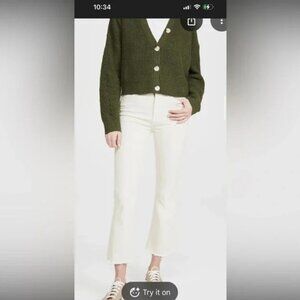 MOTHER The Hustler Ankle Fray in Pretty Just Strolled in the City